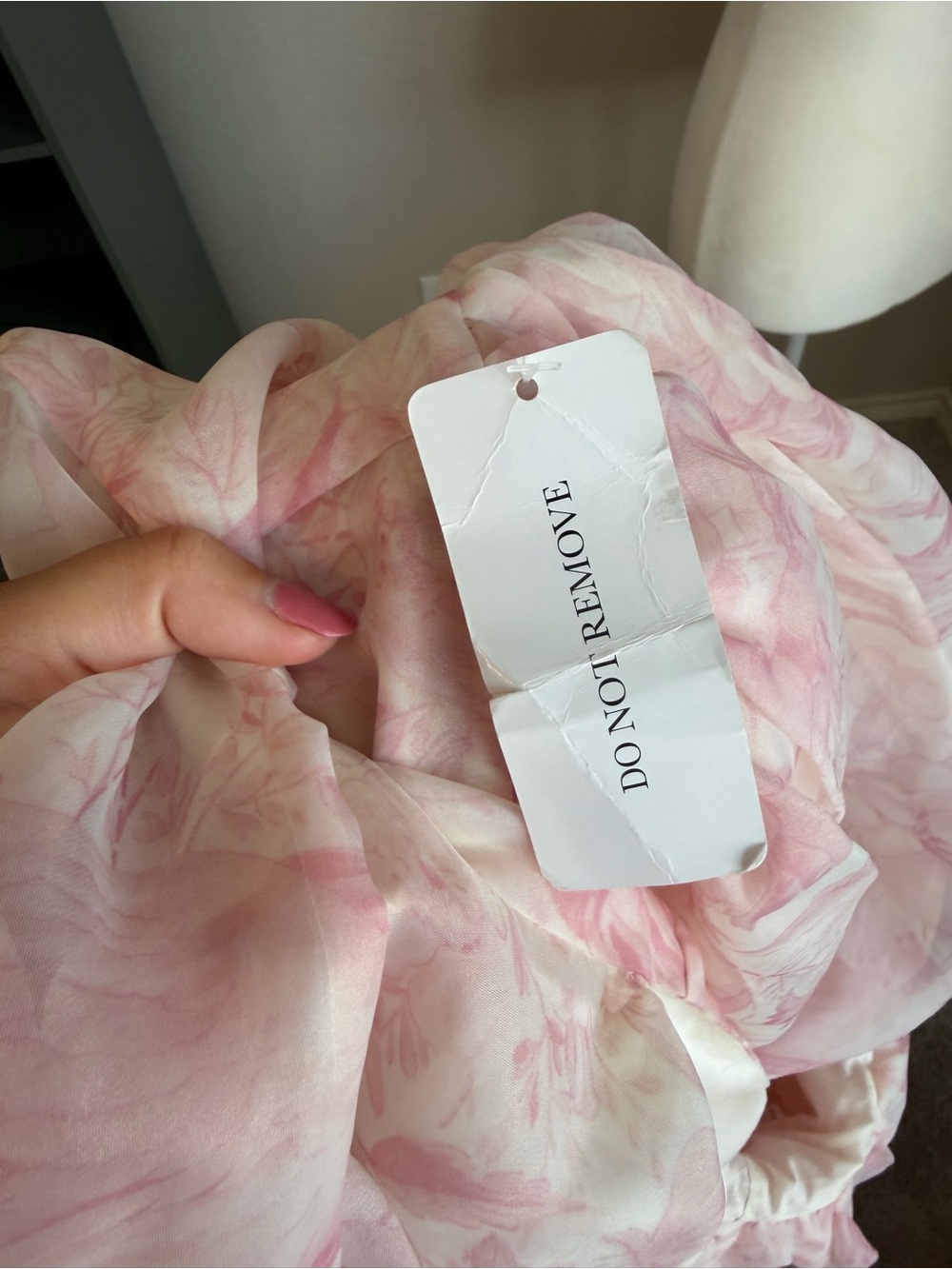 Selkie Pink Floral Puff-Sleeve Mini Dress - Picture 3 of 5